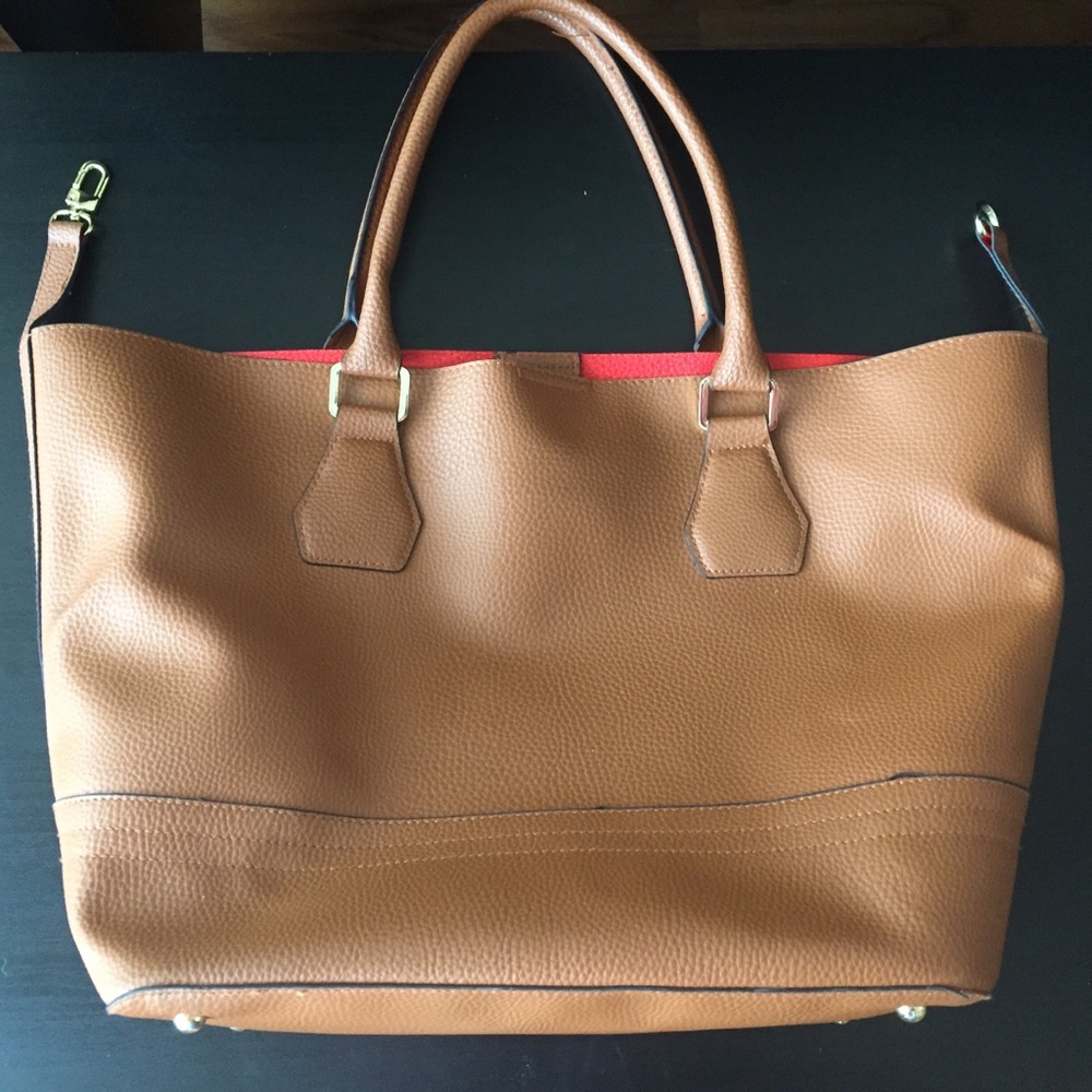 Tan weekend tote